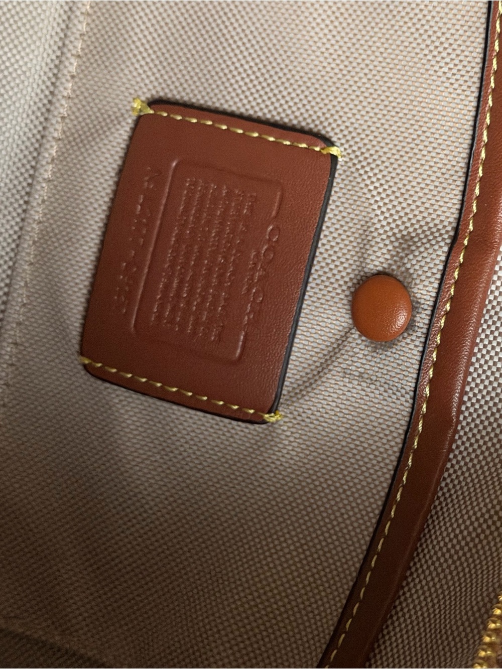 Coach Brown Suede Juliet Shoulder Bag - Picture 5 of 7